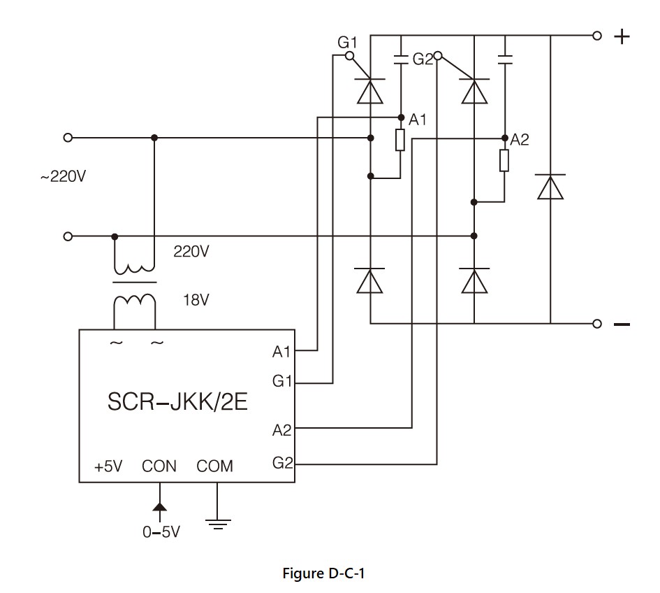 jkk /2系列，电路接线图(1)，dv/dt改进型